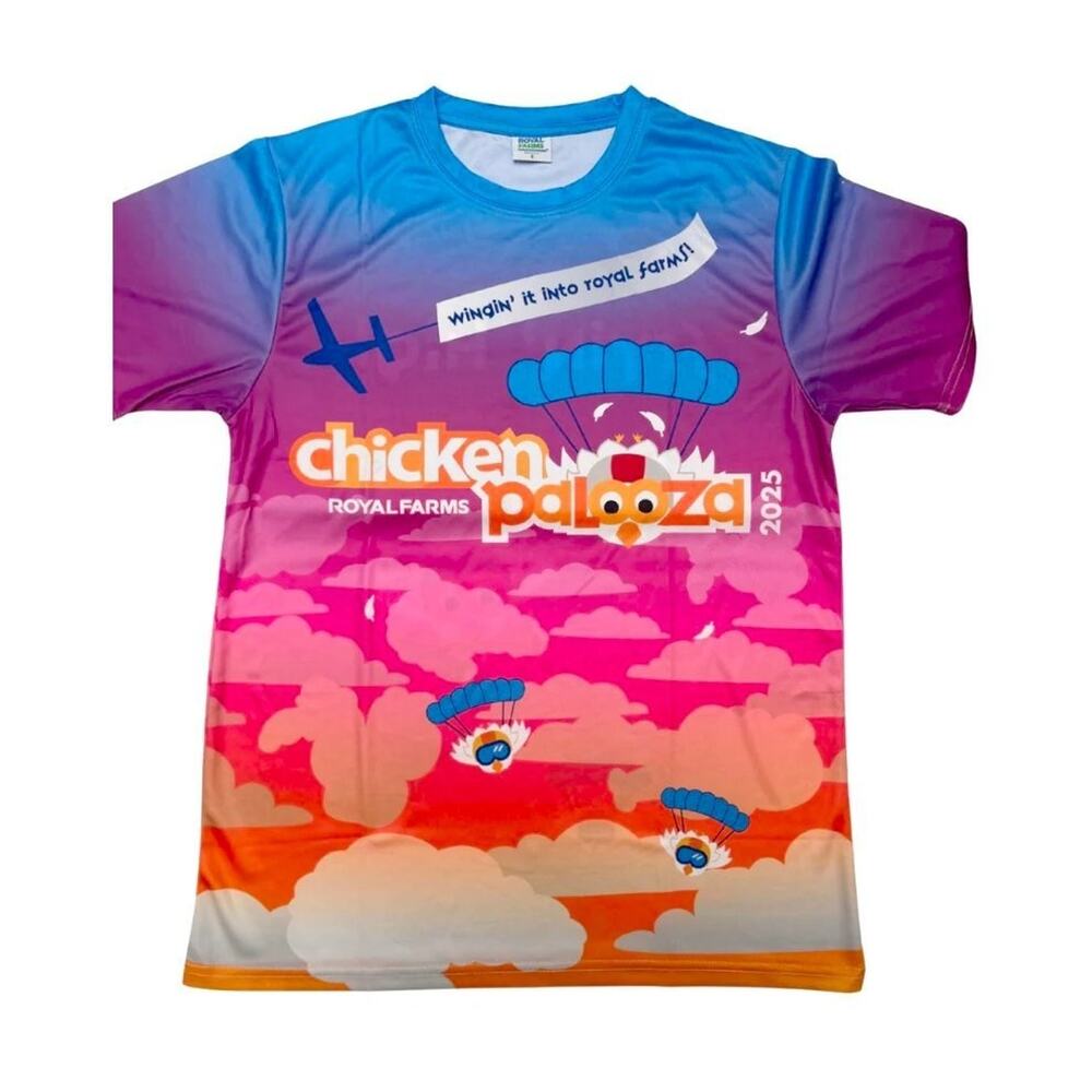 ROFO Royal Farms Chickenpalooza Chicken Palooza 2025 shirt size L NEW